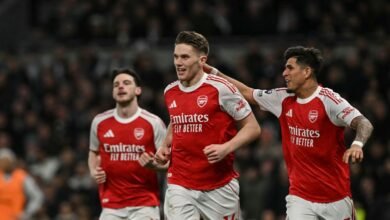 أرسنال يفوز على توتنهام ويعزز صدارته للدوري الإنجليزي 4 أرسنال يفوز على توتنهام ويعزز صدارته للدوري الإنجليزي