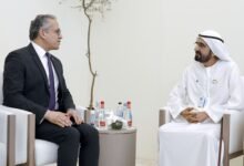 محمد بن راشد يلتقي المدير العام لمنظمة الأمم المتحدة للتربية والعلم والثقافة (اليونسكو)