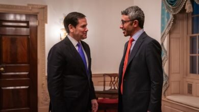 عبدالله بن زايد ووزير الخارجية الأمريكي يبحثان في واشنطن العلاقات الإستراتيجية بين البلدين والأوضاع في المنطقة