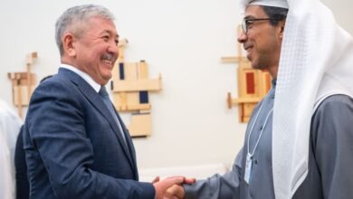 منصور بن زايد يبحث آفاق التعاون الثنائي مع رئيس مجلس وزراء قيرغيزستان 2 منصور بن زايد يبحث آفاق التعاون الثنائي مع رئيس مجلس وزراء قيرغيزستان