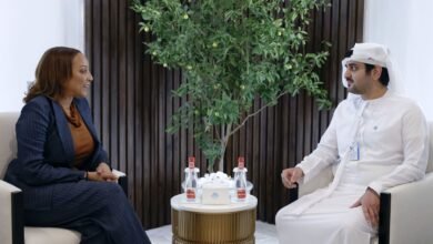 مكتوم بن محمد يلتقي المديرة التنفيذية لشركة "وايمو" ضمن القمة العالمية للحكومات