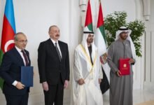 بحضور رئيس الدولة ورئيس أذربيجان.. "XRG" توقّع صفقة الاستحواذ على حصة في شركة "ممر الغاز الجنوبي"