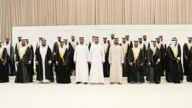 ولي عهد رأس الخيمة يحضر العرس الجماعي الـ11