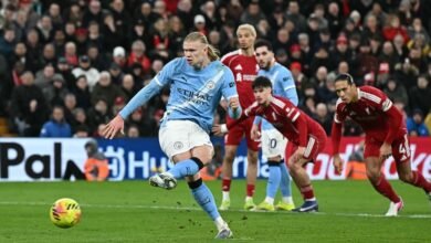 مانشستر سيتي يعاقب ليفربول في أنفيلد