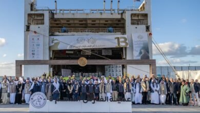 وصول سفينة "أم الإمارات" الإنسانية إلى ميناء العريش محمّلة بأكثر من 7300 طن من المساعدات لقطاع غزة