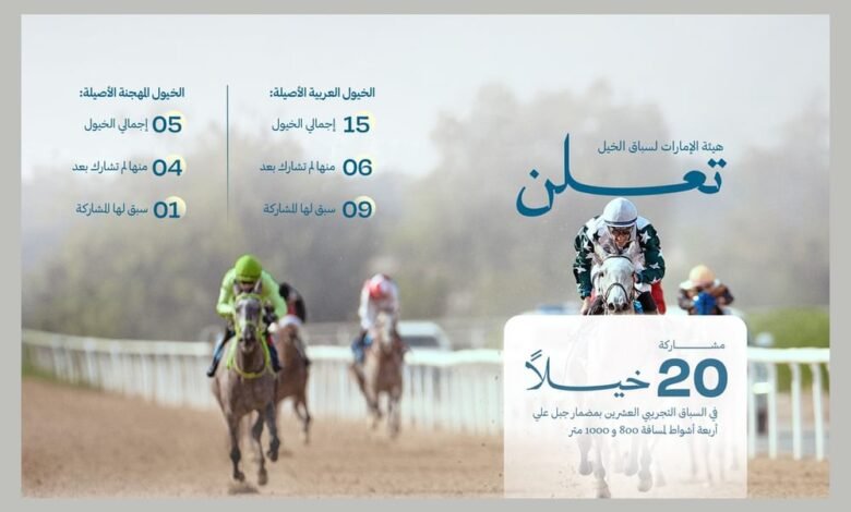 اختتام السباق التجريبي الـ 20 بمضمار جبل علي بمشاركة 20 خيلا 7 اختتام السباق التجريبي الـ 20 بمضمار جبل علي بمشاركة 20 خيلا