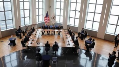 شخبوط بن نهيان آل نهيان يشارك في اجتماع المجموعة الرباعية في نيويورك