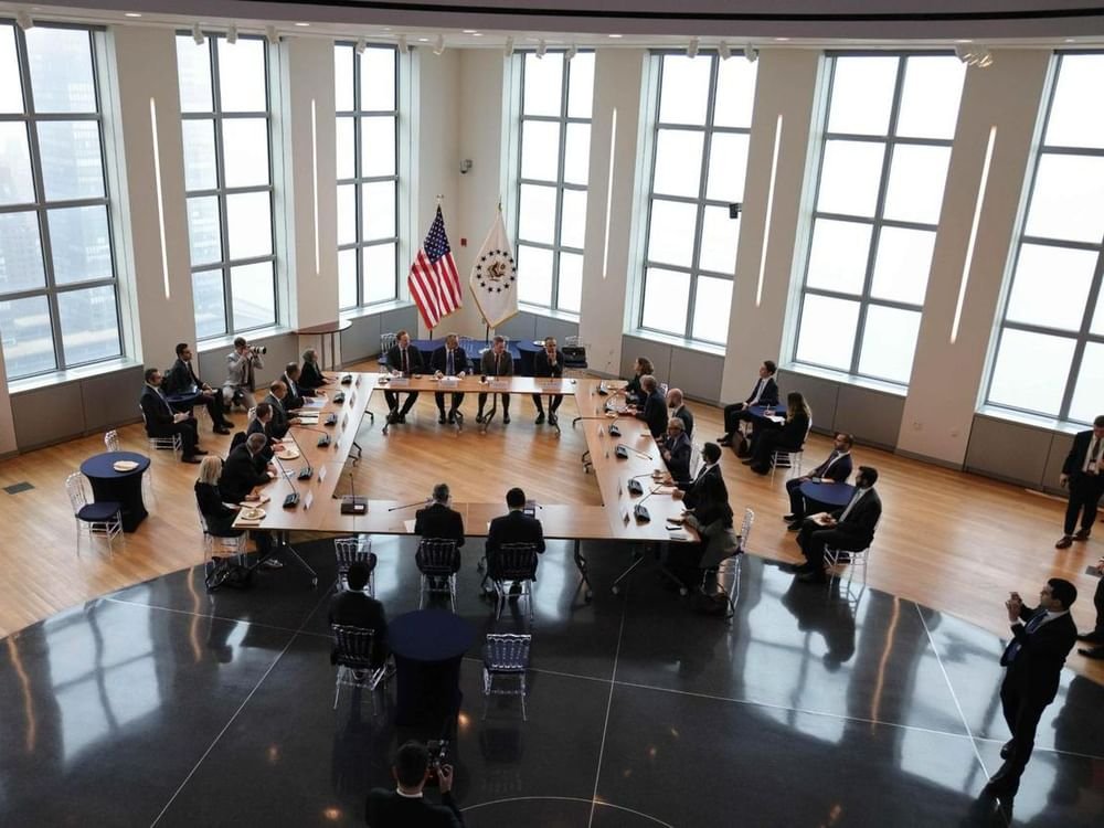 شخبوط بن نهيان آل نهيان يشارك في اجتماع المجموعة الرباعية في نيويورك 1 شخبوط بن نهيان آل نهيان يشارك في اجتماع المجموعة الرباعية في نيويورك