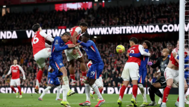 من لقاء أرسنال وتشيلسي