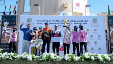مهرجان ولي عهد دبي للقدرة ينطلق غدا بسباق السيدات