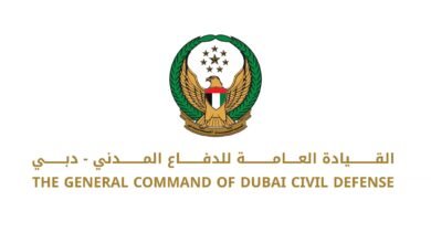 فرق الدفاع المدني تسيطر على حريق بمحيط مطار دبي الدولي دون تسجيل إصابات