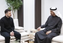 رئيس الدولة والرئيس الأوكراني يبحثان علاقات التعاون والتطورات في المنطقة وتداعياتها على الأمن الإقليمي والدولي