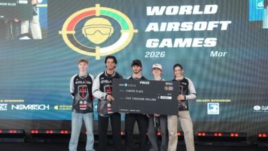 تتويج الفائزين ببطولة الألعاب العالمية للإيرسوفت في أبوظبي