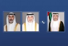 عبدالله بن زايد يعزي هاتفيا وزيري الداخلية والخارجية في دولة الكويت الشقيقة في شهيدي الإدارة العامة لأمن الحدود البرية