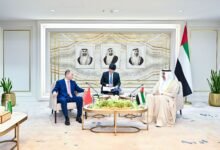 صقر غباش يستقبل السفير الصيني