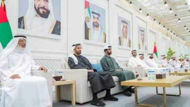 ولي عهد رأس الخيمة يحضر العرس الجماعي الثاني عشر