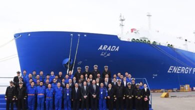 "أدنوك للإمداد والخدمات" تستلم ناقلة الغاز الطبيعي المسال الجديدة "عرادة" قبل الموعد المحدد