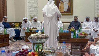 رئيس الدولة يزور فارس خلف المزروعي