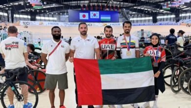 ذهبية وبرونزية ترفعان رصيد الإمارات إلى 4 ميداليات في "آسيوية المضمار" 2 ذهبية وبرونزية ترفعان رصيد الإمارات إلى 4 ميداليات في "آسيوية المضمار"