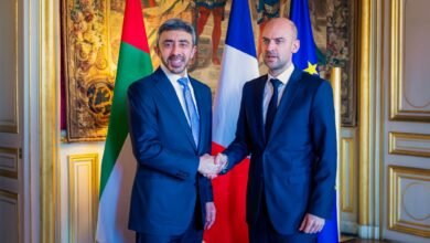 عبدالله بن زايد يلتقي وزير خارجية فرنسا في باريس 4 عبدالله بن زايد يلتقي وزير خارجية فرنسا في باريس