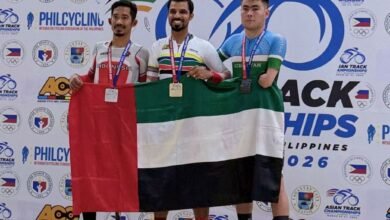 الإمارات ترفع رصيدها إلى 8 ميداليات في آسيوية دراجات المضمار لأصحاب الهمم