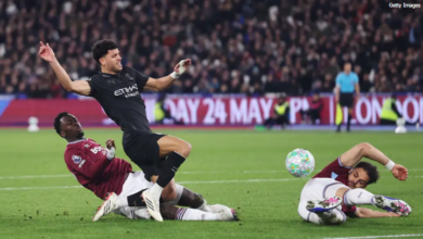 مانشستر سيتي يهدر نقطتين أمام وست هام 2 مانشستر سيتي