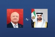 رئيس الدولة يتلقى اتصالاً هاتفياً من مستشار النمسا بحثا خلاله تداعيات التصعيد العسكري الذي تشهده المنطقة على أمنها واستقرارها