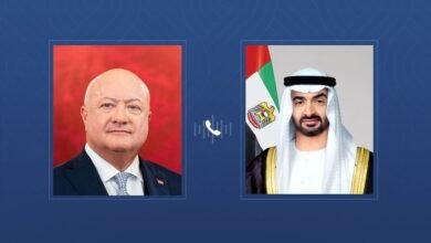 رئيس الدولة يتلقى اتصالاً هاتفياً من مستشار النمسا بحثا خلاله تداعيات التصعيد العسكري الذي تشهده المنطقة على أمنها واستقرارها 3 رئيس الدولة يتلقى اتصالاً هاتفياً من مستشار النمسا بحثا خلاله تداعيات التصعيد العسكري الذي تشهده المنطقة على أمنها واستقرارها