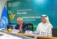 الإمارات ترأس مؤتمر الفاو الإقليمي الـ38 وتستضيف وزراء الزراعة في أبريل