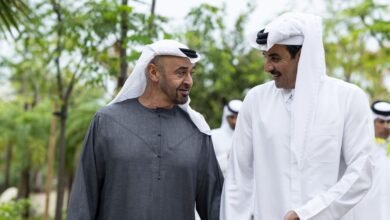 رئيس الدولة يستقبل أمير قطر خلال زيارة أخوية إلى الإمارات ويبحثان التطورات في المنطقة