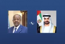 خلال اتصال هاتفي مع رئيس الدولة..رئيس جيبوتي يدين الاعتداءات الإيرانية على أراضي الإمارات وعدد من الدول الشقيقة لما تمثله من انتهاك لسيادة الدول وتقويض لأمن المنطقة