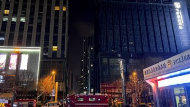 مصرع 3 أشخاص وإصابة آخرين جراء حريق بمبنى شمال الصين