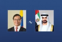 أكد التضامن مع الإمارات..رئيس الدولة يتلقى اتصالاً هاتفياً من رئيس كولومبيا