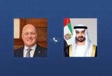 رئيس الدولة يتلقى اتصالا هاتفيا من رئيس وزراء نيوزيلندا بحثا خلاله تطورات المنطقة وتداعياتها على الأمن والاستقرار الإقليمي والدولي