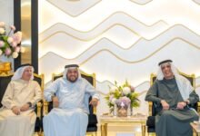 سعود بن صقر يستقبل المهنئين بشهر رمضان المبارك