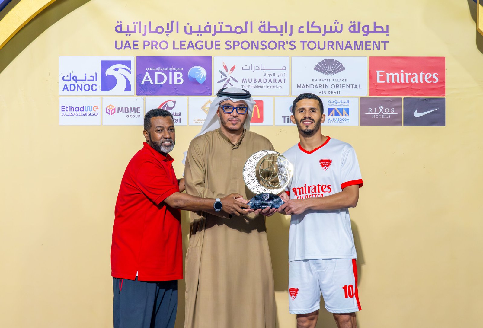 اختتام بطولة شركاء رابطة المحترفين الإماراتية بقصر الإمارات ماندارين أورينتال بتتويج طيران الإمارات 1 بطولة شركاء رابطة المحترفين الإماراتية