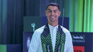 طائرة كريستيانو رونالدو تغادر السعودية إلى مدريد