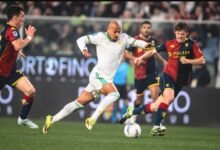 جنوى يصعق ذئاب روما في الدوري الإيطالي