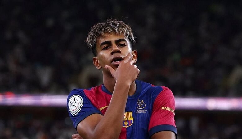 وعكة صحية وراء غياب يامال عن مران برشلونة