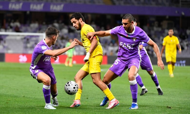 العين يكرم ضيافة الوصل بثنائية بيضاء
