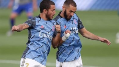 هازارد: بنزيما أفضل زميل… وميسي أصعب خصم