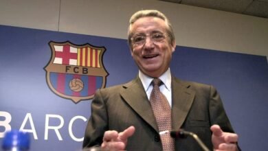 الموت يفجع رئيس برشلونة السابق