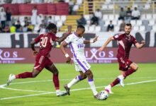 قذيفة بالاسيوس تنقذ العين من مفاجآت الوحدة