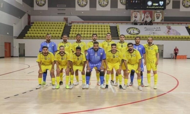 كلباء يقسو على شباب الأهلي في دوري الصالات
