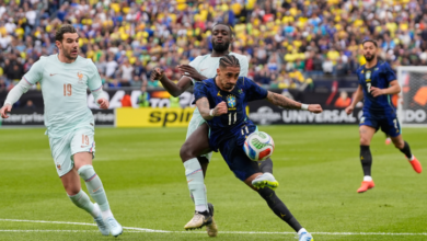 فرنسا تقهر البرازيل بثنائية مبابي وإيكيتيكي