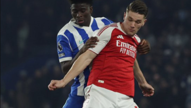 أرسنال يقتنص فوزًا ثمينًا على برايتون 2 من لقاء أرسنال وبرايتون
