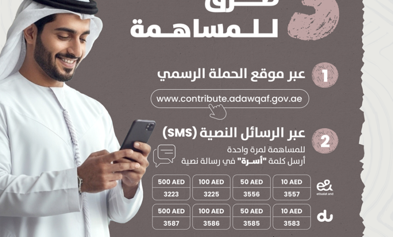 مبادلة للاستثمار تساهم بمبلغ 100 مليون درهم دعماً لحملة "وقف أم الإمارات للأيتام" التي أطلقتها هيئة الأوقاف وإدارة أموال القُصَّر – أوقاف أبوظبي، تحت رعاية صاحب السموّ الشيخ محمد بن زايد آل نهيان"،
