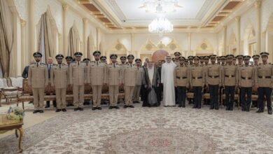 حاكم الشارقة يستقبل وفد أكاديمية الشارقة للعلوم الشرطية 3 حاكم الشارقة يستقبل وفد أكاديمية الشارقة للعلوم الشرطية