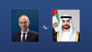 رئيس الدولة يتلقى اتصالا هاتفيا من رئيس وزراء دوقية لوكسمبورج أدان خلاله الاعتداءات الإيرانية ضد الإمارات