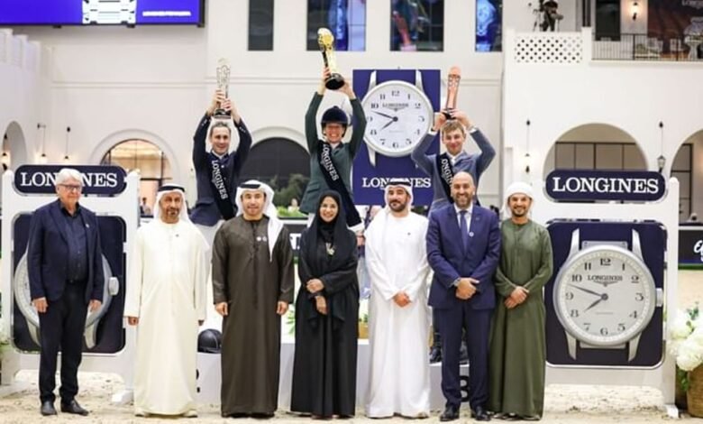 كأس الإمارات لقفز الحواجز.. منصة عالمية لدعم رياضة الفروسية